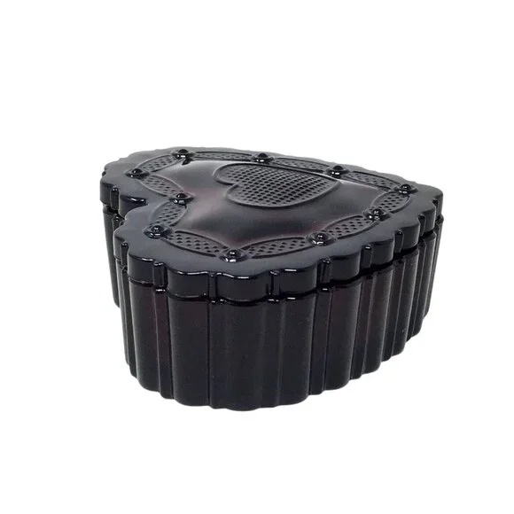 Vintage Avon 1876 Cape Cod Collection Ruby Red Glass Heart-Shaped Trinket Box - Picture 7 of 14